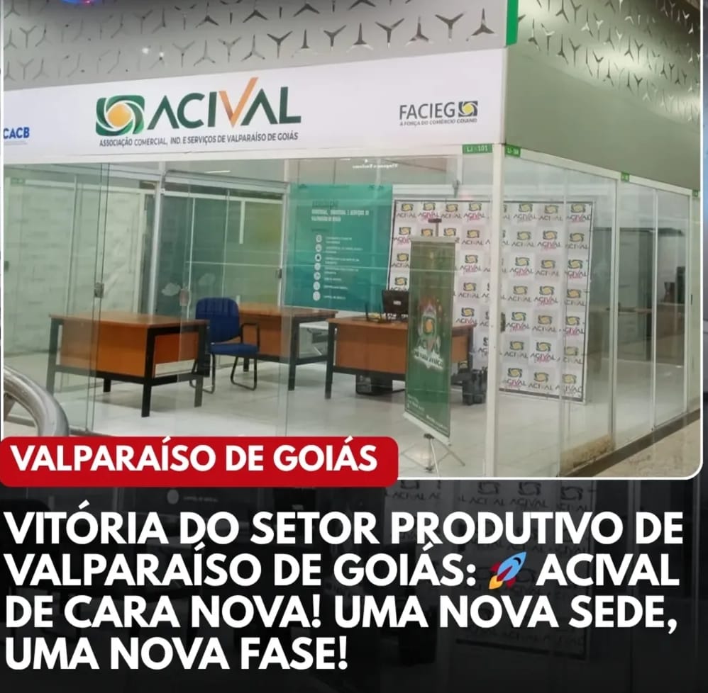 Sede própria da ACIVAL no Brasil Center Shopping